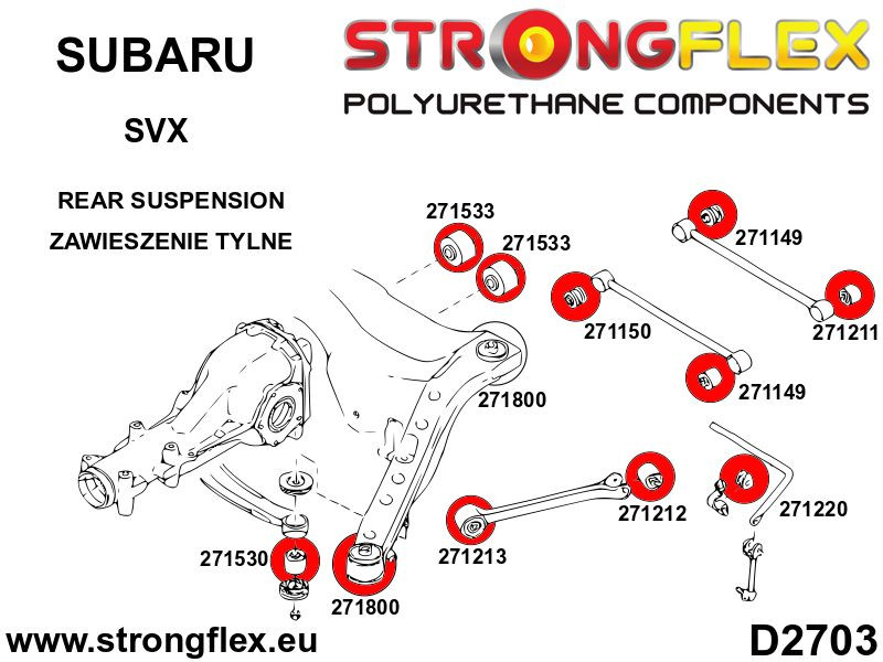 Barra trasera anti roll BUSH 17mm