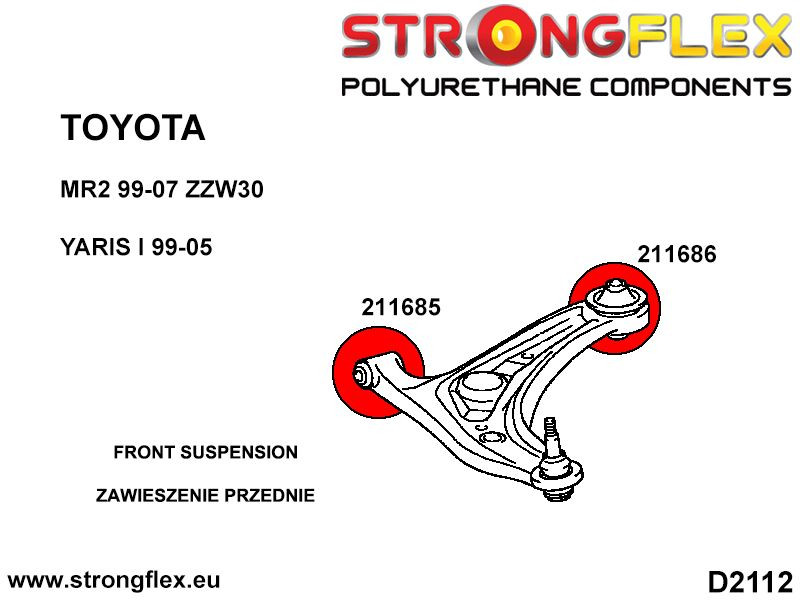 Frente Wishbone Front Bush Sport