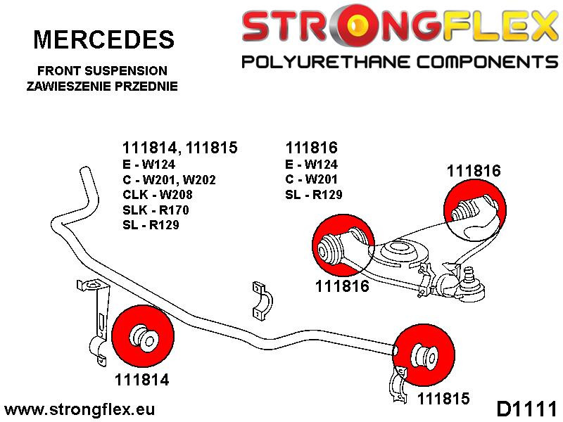 Barra de frontal anti Roll - Sport Bush Outer