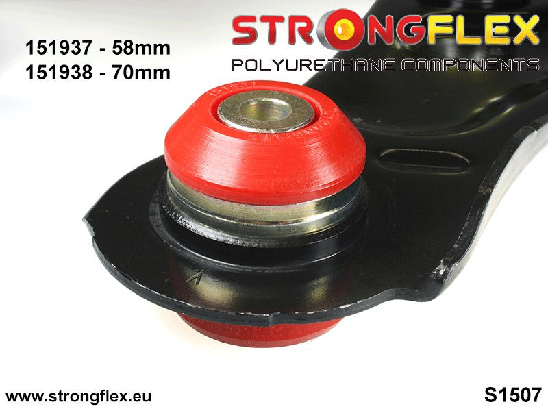 Brazo inferior delantero - arbusto trasero 70mm deporte