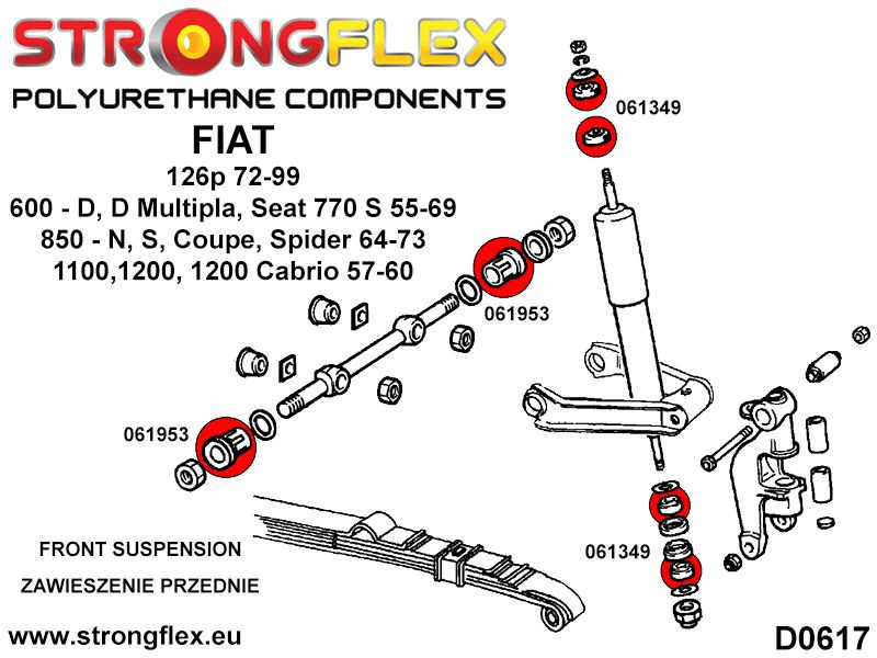 Wishbone delantero - Deporte de Bush Interior