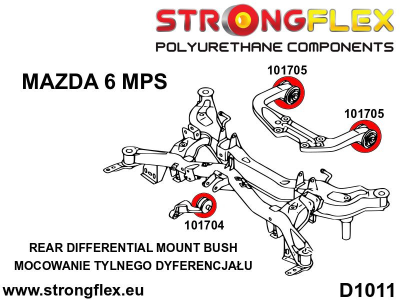 Diferencial trasero - deporte de arbusto trasero