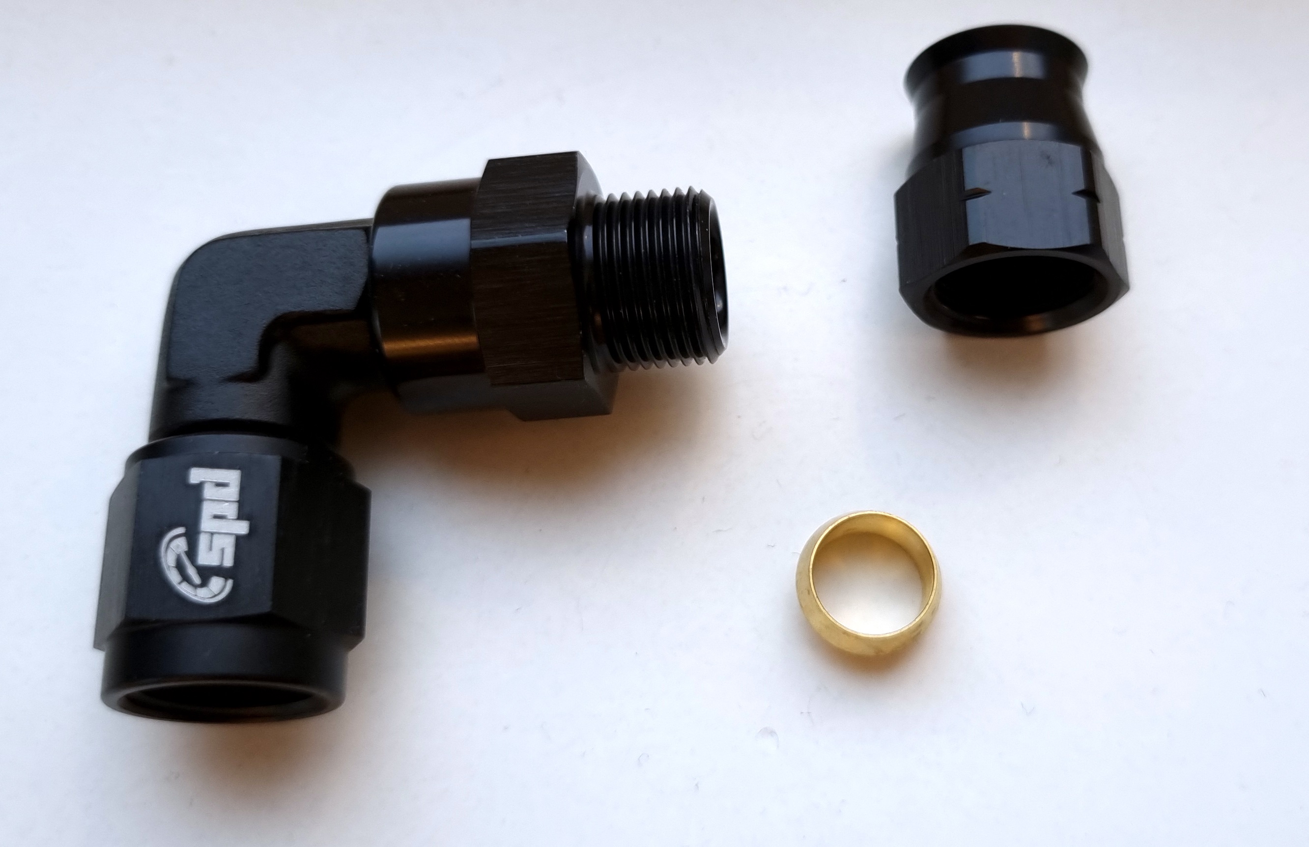 AN6 - 3/8" Cortador de tubo de aluminio femenino de 3/8" - 90 °