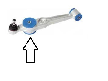 SAAB 9-3 98-03 BAJO DE ARM DE CONTROL FRONTAL, POLIURETÁTENO EXTERIOR