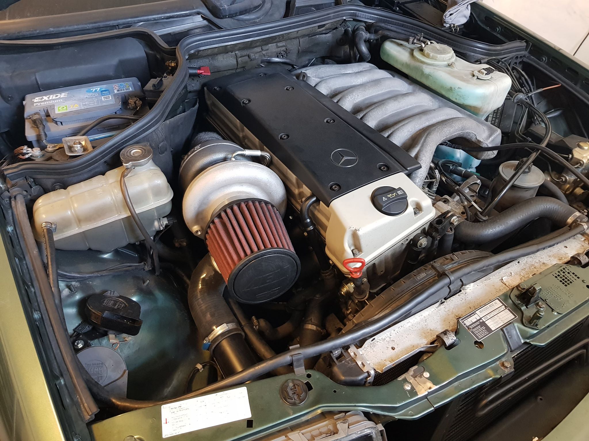 CMR Colector de escape Mercedes OM605 - w124/w202 de acero suave