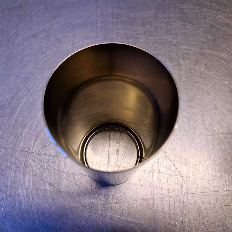 3" en tubo de cola recta de 3"