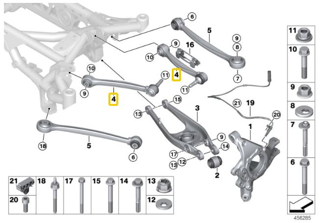IRP Brazo Ajustable De Camber Trasero BMW F87 M2, F80 M3, F83 M4 (Ver. 2)