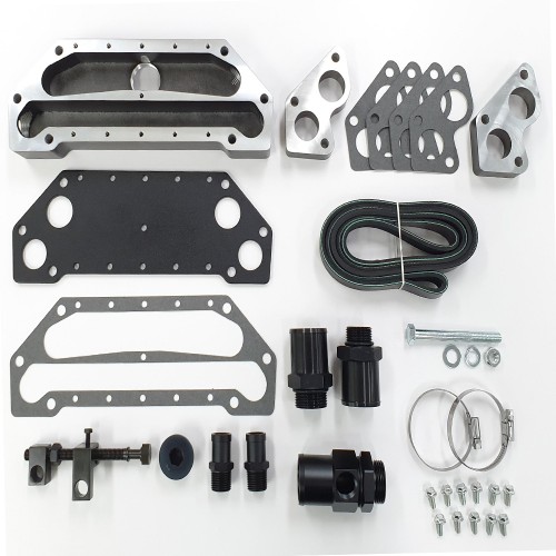 Davies Craig Adaptador de eliminación de bomba de agua GM LS3, LS6, SBC, LSX