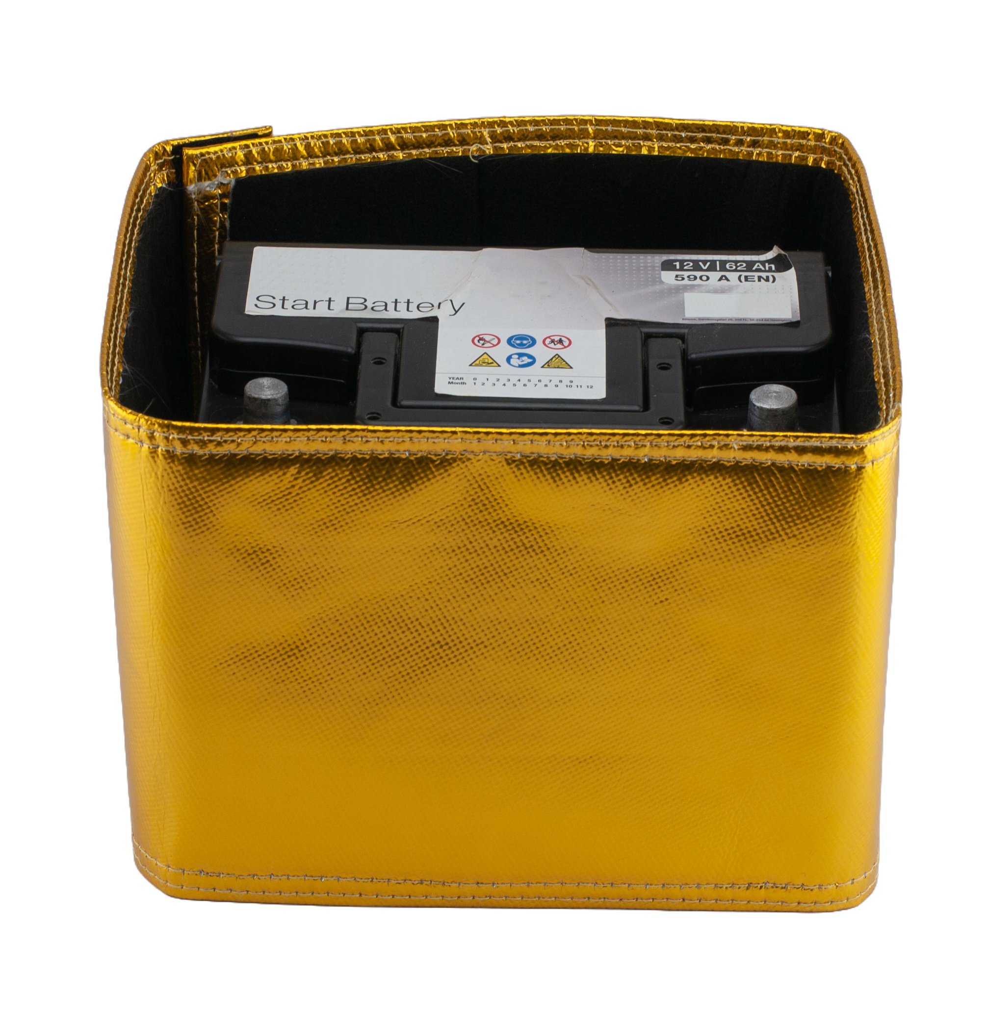 Protección térmica para batería de Hurricane 200mm x 1000mm - Oro