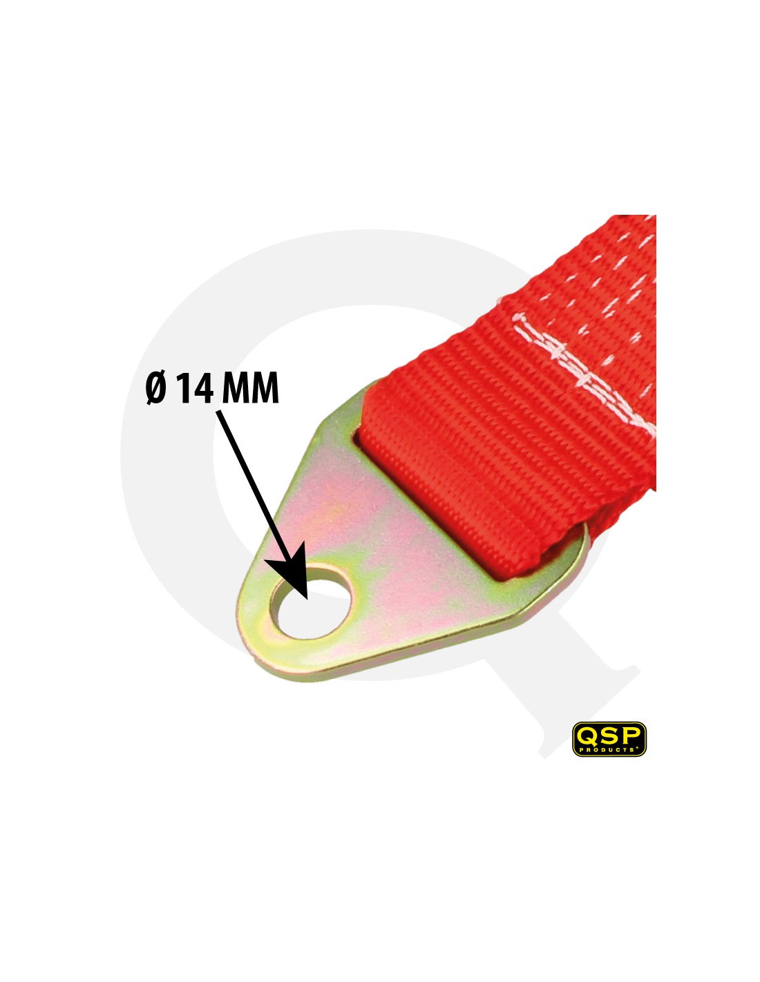 Gancho de remolque 30 cm FIA