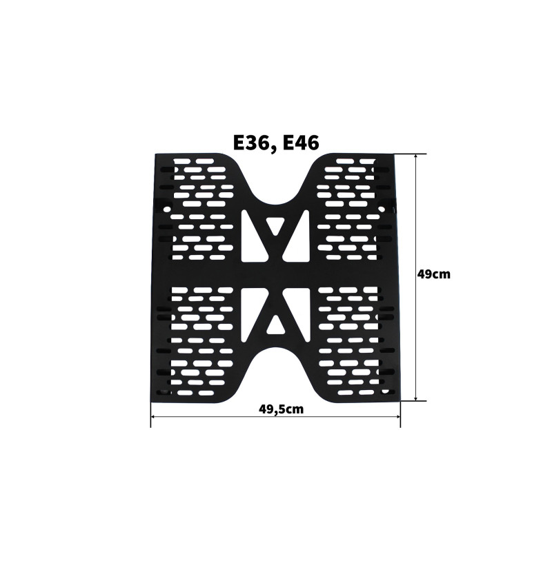 Plataforma de montaje universal para asientos de carreras