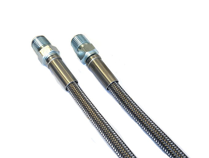 Manguera de clutch trenzado de acero 45 cm