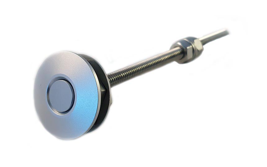Hurricane - Push-Clips Latch 31,5mm Silver