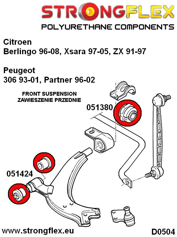 Frente Anti Roll Bar Mount Sport