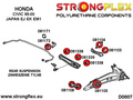 Enlace externo superior trasero / deporte de arbusto de hub