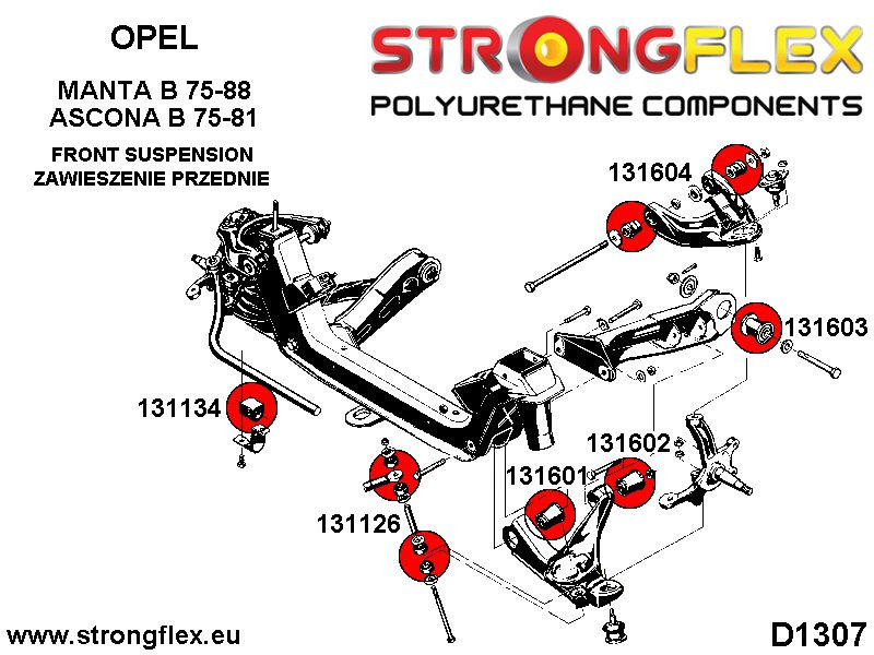 Frontal Anti Roll Bar Bush Deporte