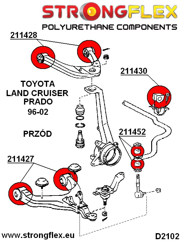 Frontal Anti Roll Bar Bush Deporte