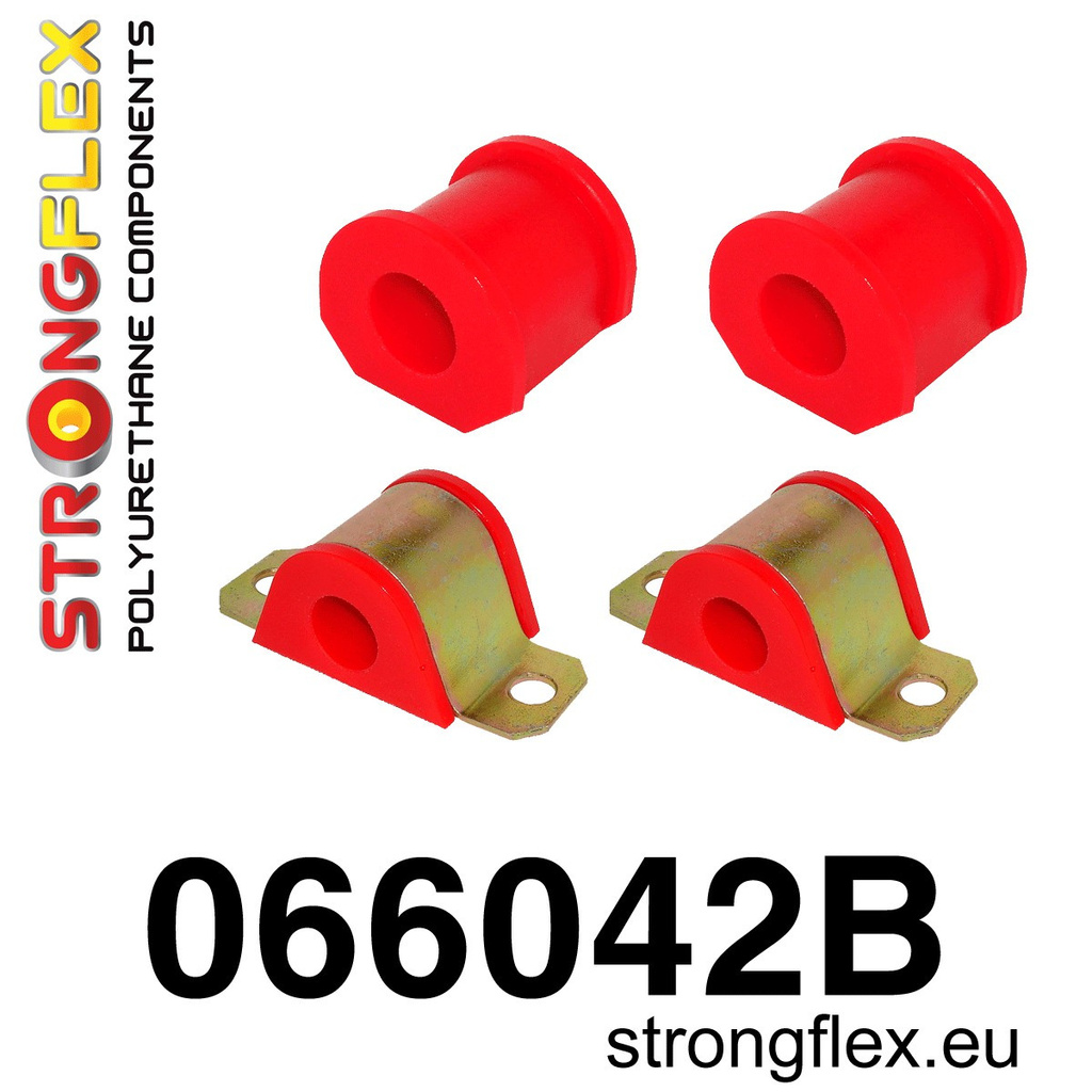 Kit de arbusto de barra anti rollo frontal poliuretano