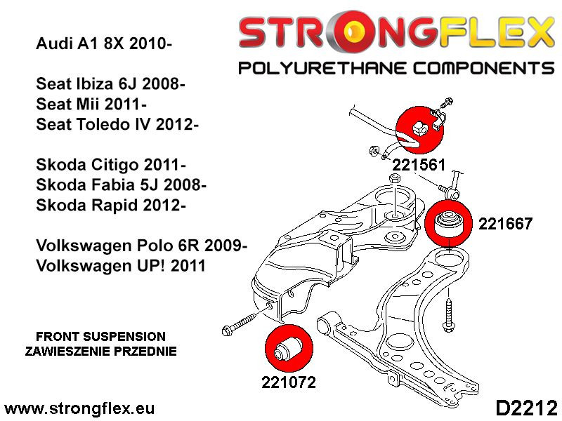 Frontal Anti Roll Bar Bush Deporte