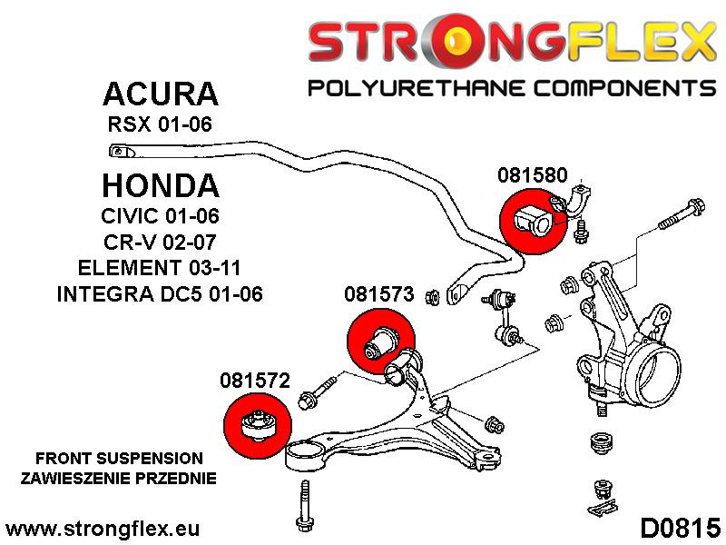 Frontal Anti Roll Bar Bush Deporte