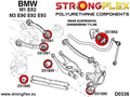Brazo de control superior trasero al chasis deporte Bush