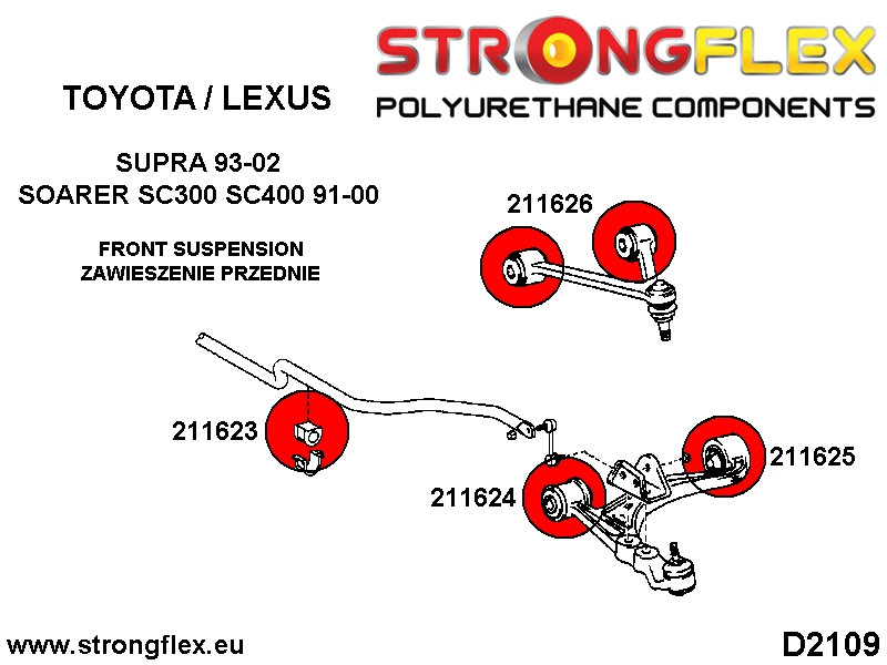 TOYOTA SUPRA MKIV FRENTE FRENTE DESPORTE WORKBONE DESPUÉS DE LA BUSH