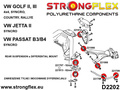 Arbusto de montaje de viga trasera 62mm