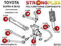 TOYOTA SUPRA MK3 Brazo trasero trasero - Deporte del arbusto trasero