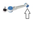 Saab 9-3 98-03 Buquero del brazo del control delantero, poliuretano interno