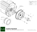 Motor del kit del adaptador Ford Barra - BMW M57N Caja de engranajes