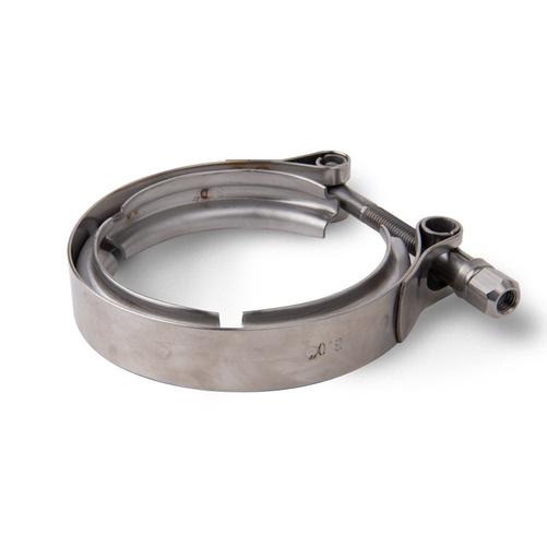Abrazadera con banda V en acero inoxidable 4"