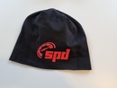 SPD beanie negro-rojo (one-size)