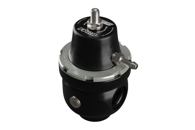 Turbosmart Regulador de presión de combustible AN8 Negro