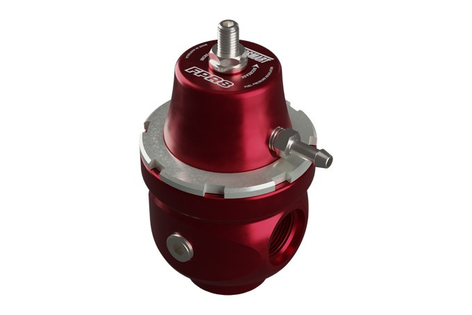 Turbosmart Regulador de presión de combustible AN8 Rojo