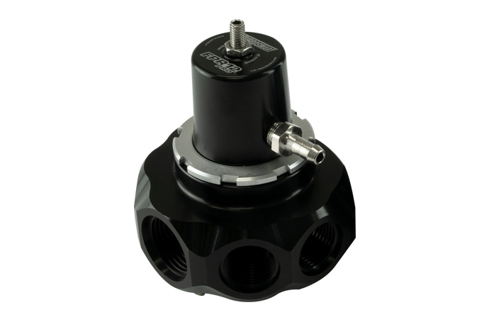 Turbosmart Regulador de presión de combustible AN12/AN10 Pro Negro