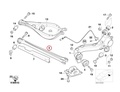 BMW E36 E46 Z4 Ajustable Brazos de Camber Brazos traseros