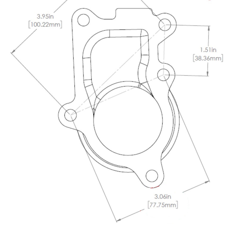 Junta de turbocompresor Holset HE221W #7 (5-bolt)