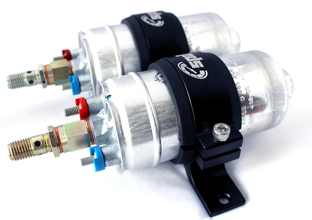 SPD doble bomba de combustible soporte 60 mm negro