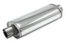 Silenciador 3" oval Inoxidable