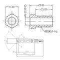 Racor de freno macho M10x1 (orientable)
