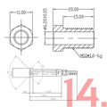 Construya su propia manguera de freno AN3 envuelta en acero (Inoxidable)