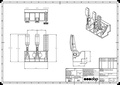 OBP Suelo Montado Pedal Caja 3 Pedales 3x Master Cilindros V1