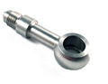 Banjo recto de acero inoxidable largo (10 mm)