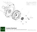 PMC Kit adaptador Honda S2000 - BMW M57 / E46 S54 M3 - 240mm / 9.45"