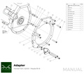 PMC Kit adaptador Honda S2000 - Mazda RX-8 5-speed - 240mm / 9.45"
