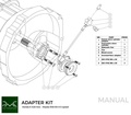 PMC Kit adaptador Honda S2000 - Mazda RX-8 5-speed - 240mm / 9.45"