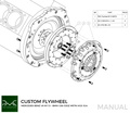 PMC Kit adaptador Mercedes-Benz M112 M113 - BMW M57N HGD JGA - 240mm / 9.45"