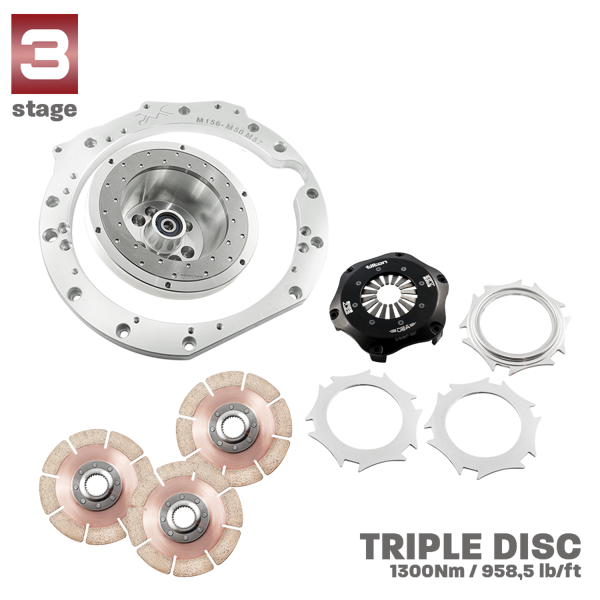 PMC RACE STAGE 3 Mercedes-Benz M156 - BMW M50 S50 M52 S52 M54 - 184mm / 7.25" (P)