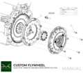 PMC Kit adaptador Volvo T - BMW M57N HGU HGK / N54 - 240mm / 9.45"