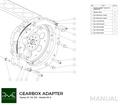 PMC Kit adaptador Toyota JZ - Mazda RX-7 FD - 240mm / 9.45"
